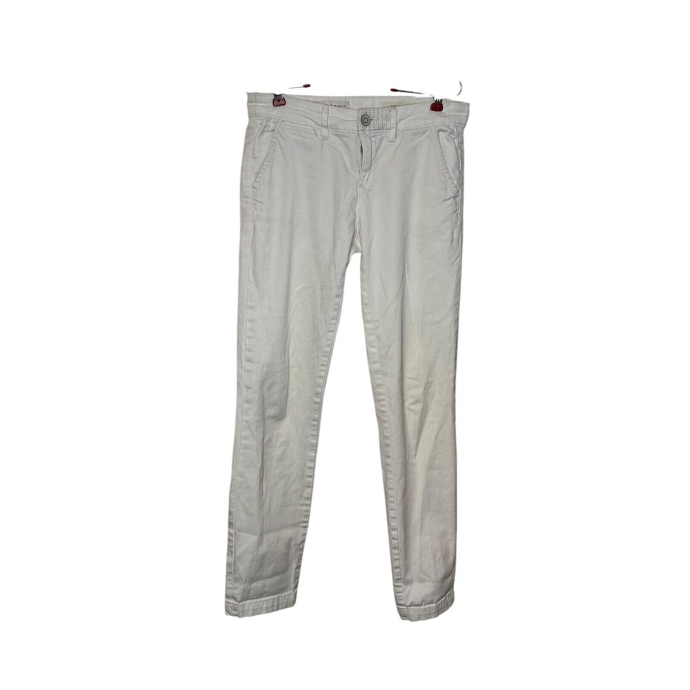 Anthropologie Pilcro & the Letterpress Women's Pants Hypen Skinny White Sz. 25
